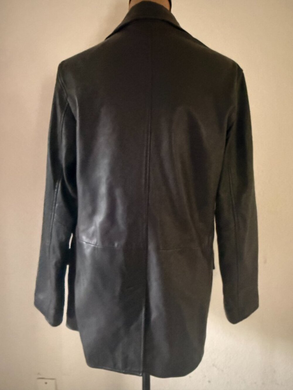 ALL SAINTS Corinna Leather Blazer in Black Size US8 - Picture 6 of 14